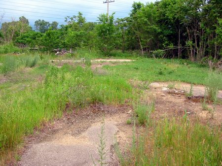 South Dort Drive-In Theatre - South Dort Now - Photo From Water Winter Wonderland (newer photo)